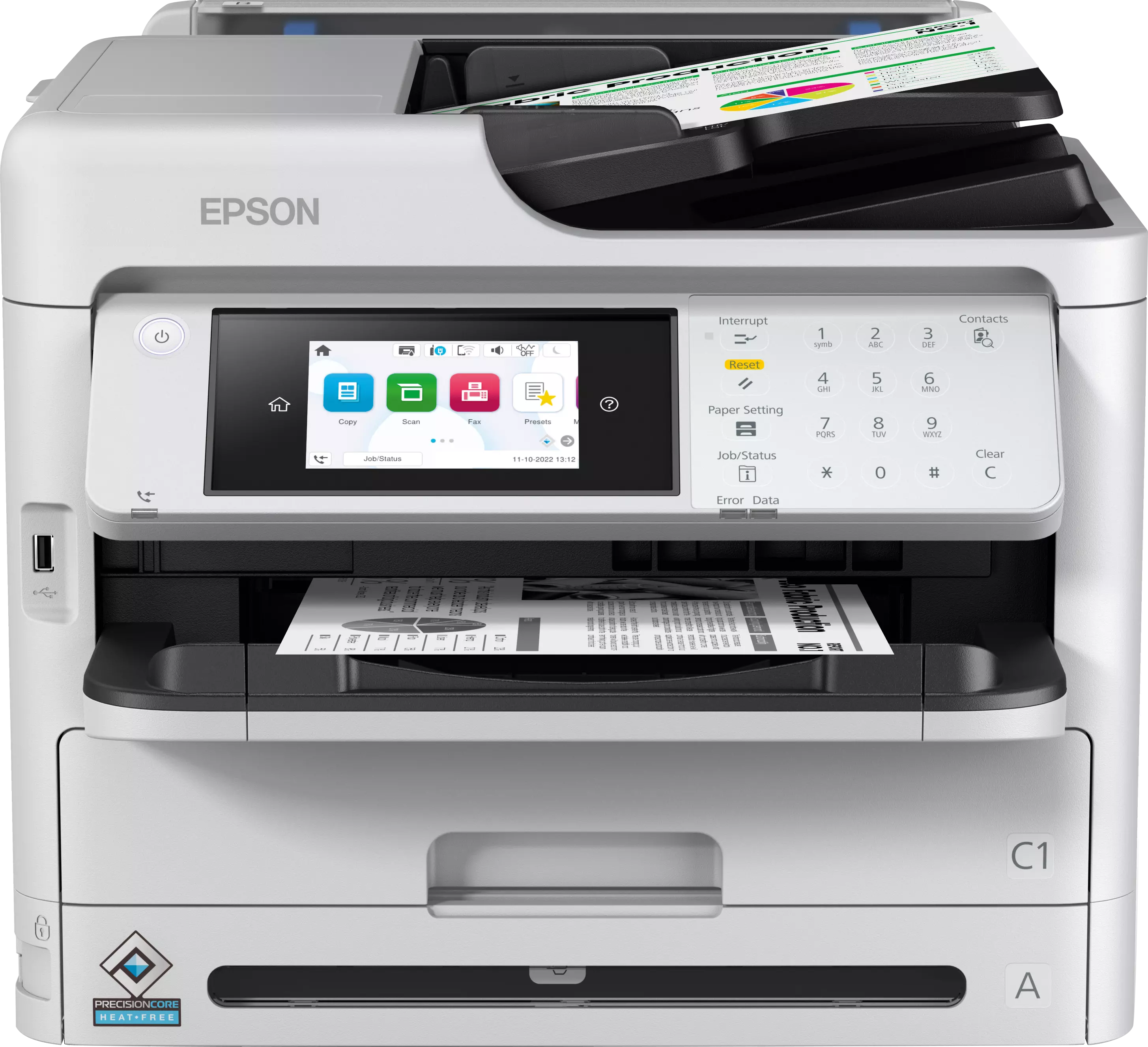Epson WorkForce Pro WF-M5899DWF A4 High-Speed Monochrome Multifunction Printer-PCR Business Solutions Ltd